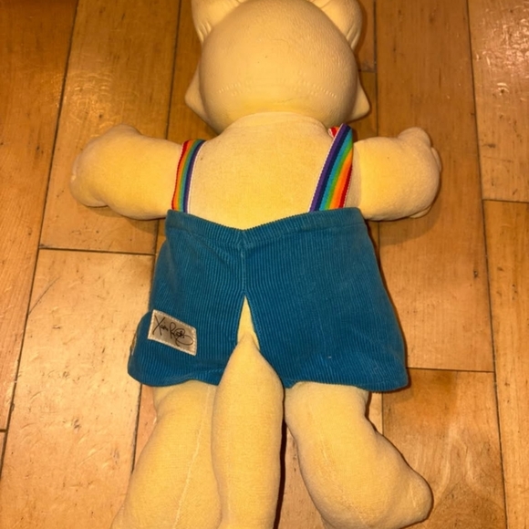 Vintage Plush Cat Doll with Rainbow Straps Koosas Cat - Picture 8 of 8